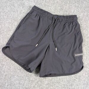 Legends Luka Shorts Mens Small Black Drawstring Zipper Pocket Athletic Lined